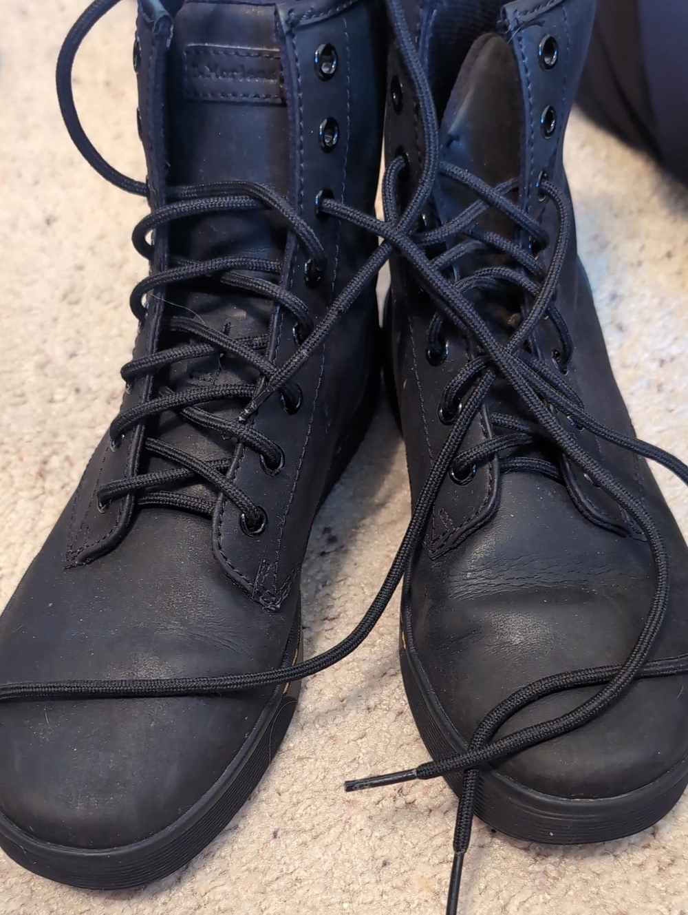Dr. Martens Vegan Black Lace-Up Casual Boots